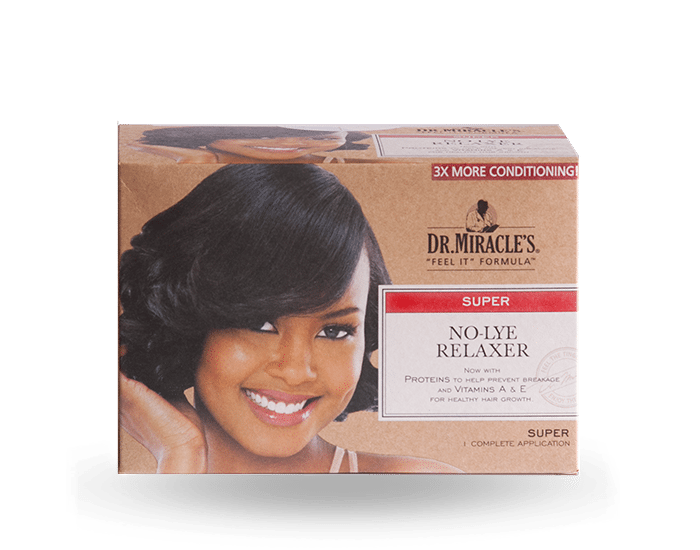 DR MIRACLE'S NO LYE RELAXER KIT SUPER