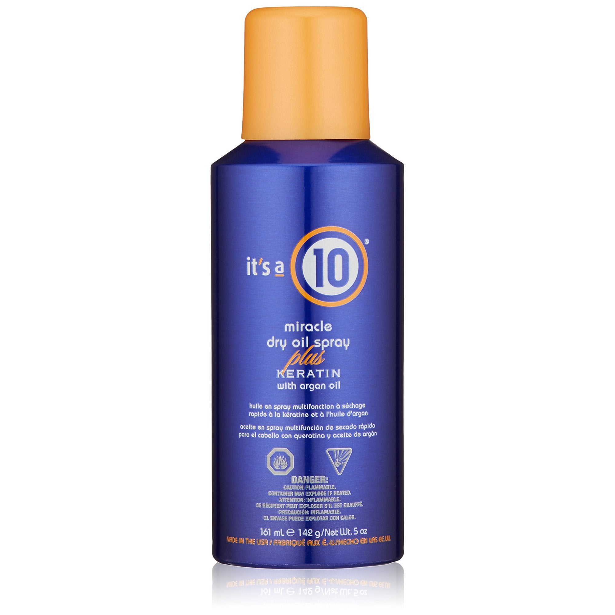 IT'S A 10 MIRACLE DRY OIL SPRAY PLUS KERATIN WITH ORGAN OIL 5 OZ – New York  Wigs & Plus, Inc.