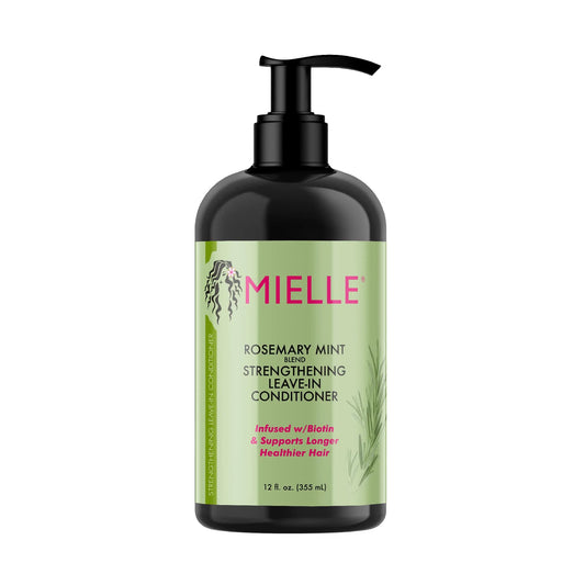 MIELLE : ROSEMARY MINT AND StRENGTHENING LEAVE IN CONDITIONER 12oz