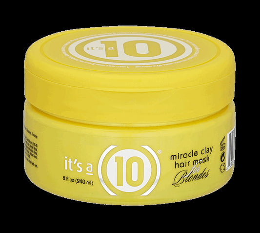 IT'S A 10 MIRACLE CLAY HAIR MASK FOR BLONDES 8oz