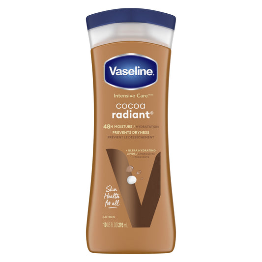 VASELINE COCOA RADIANT WITH PURE COCOA BUTTER LOTION 10OZ