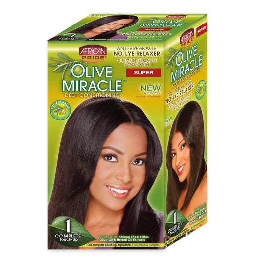 AFRICAN PRIDE OLIVE MIRACLE TOUCH UP RELAXER SUPER