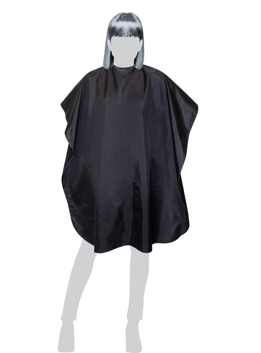 HAIRSTYLING CAPE BLACK F7054
