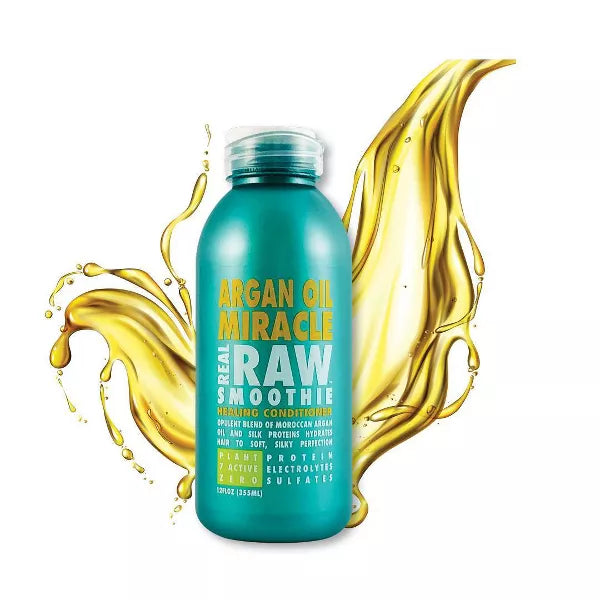 REAL RAW - ARGAN OIL MIRACLE SMOOTHIE / HEALING CONDITIONER 12OZ