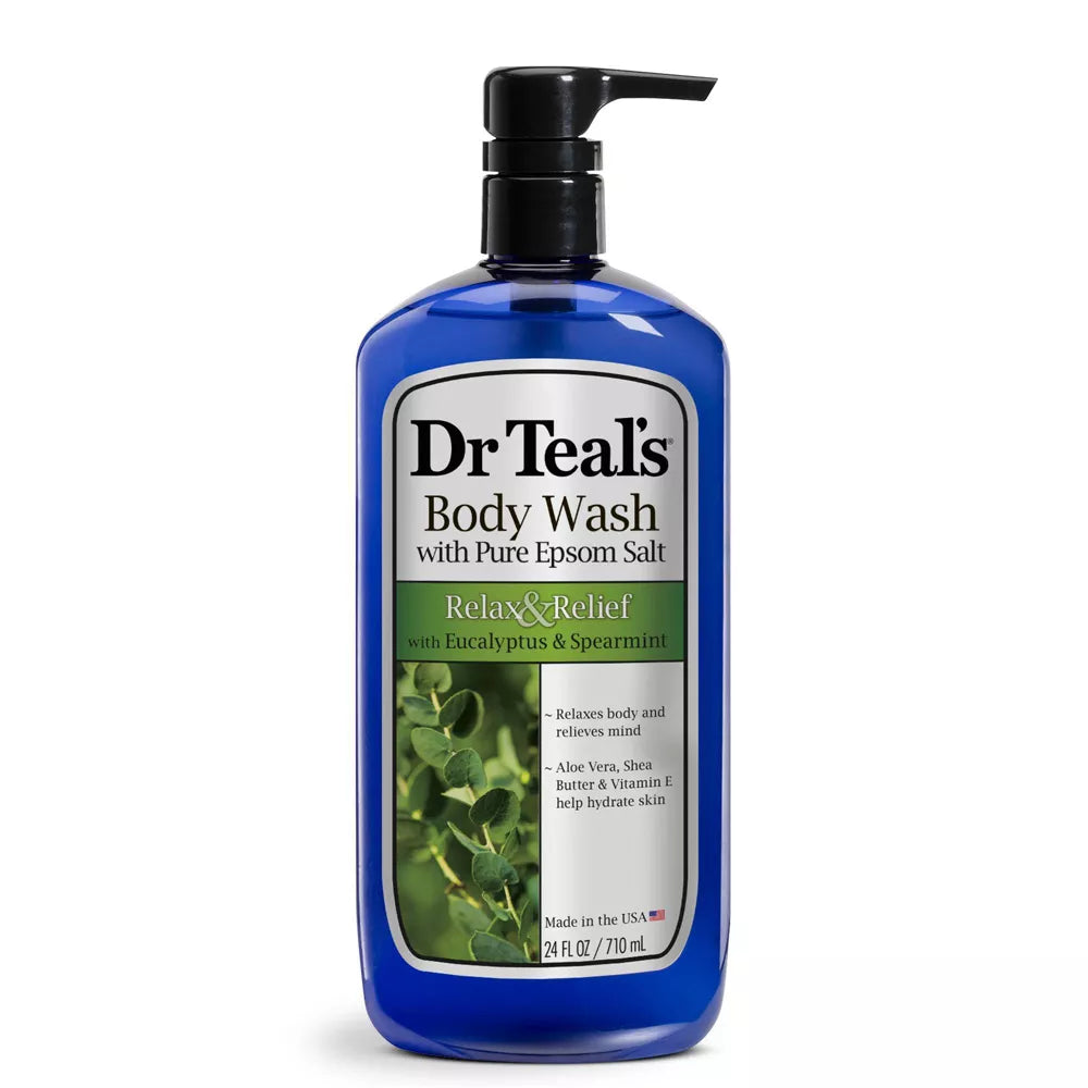 Dr Teal's Relax & Relief Eucalyptus & Spearmint Body Wash - 24 fl oz