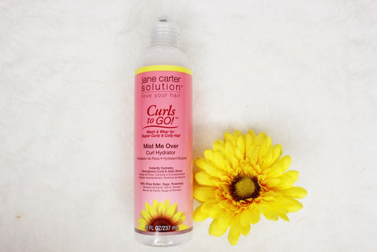 JANE CARTER CURLS TO GO MIST ME OVER CURL HYDRATOR 8oz