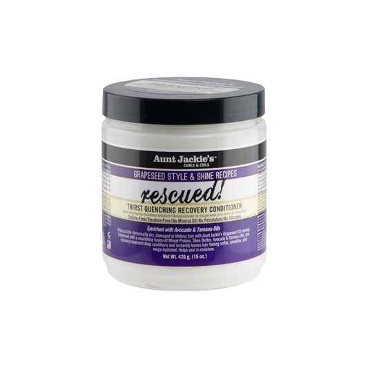 AUNT JACKIE'S RESCUED! THIRST QUENCHING RECOVERY CONDITIONER 15oz