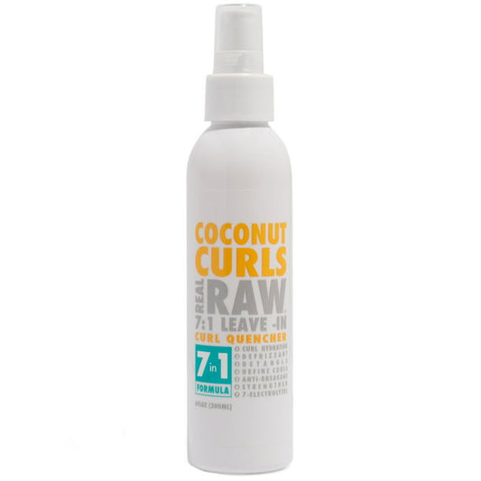 REAL RAW COCONUT CURLS 7 IN 1 LEAVE IN CURL QUENCHER 6 OZ