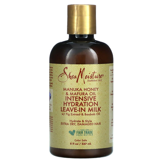 SHEA  MOISTURE INTENSIVE HYDRATION LEAVE-IN MILK WITH FIG EXTRACT BAOBAB OIL 8oz