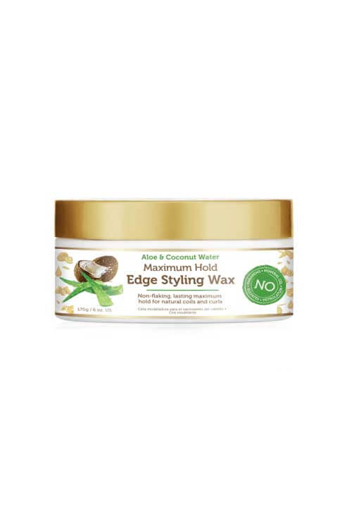 AFRICAN PRIDE ALOE & COCONUT WATER MAX HOLD EDGE STYLE WAX 6OZ