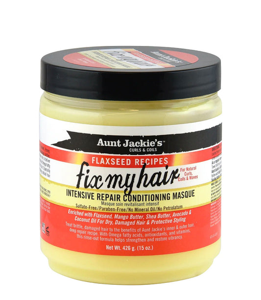 AUNT JACKIE'S FIX MY HAIR – INTENSIVE REPAIR CONDITIONING MASQUE 15oz