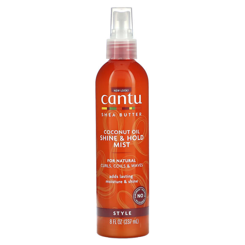 CANTU SHEA BUTTER FOR NATURAL HAIR COCONUT OIL SHINE & HOLD MIST 8OZ