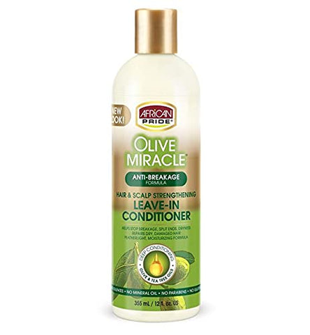 AFRICAN PRIDE OLIVE OIL LEAVE IN CONDITIONER 12OZ