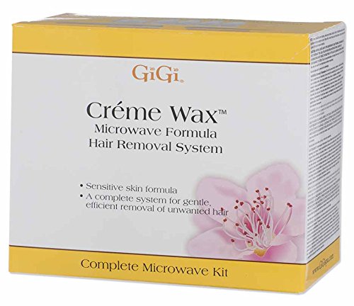 GIGI CREME WAX MICROWAVE FORMULA HAIR REMOVAL SYSTEM