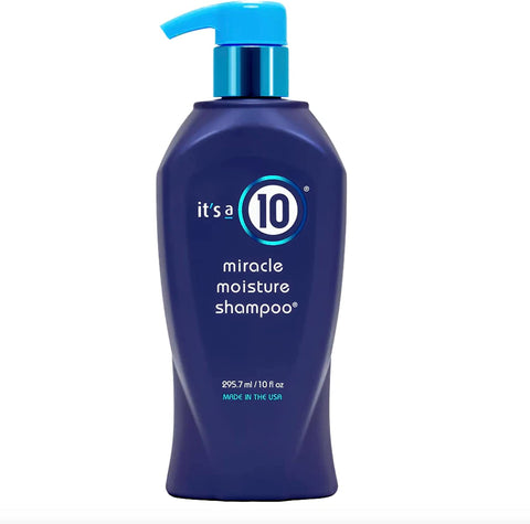 IT'S A 10 MIRACLE MOISTURE SHAMPOO NUTRITION FOR YOUR HAIR SULFATE FREE 10 OZ