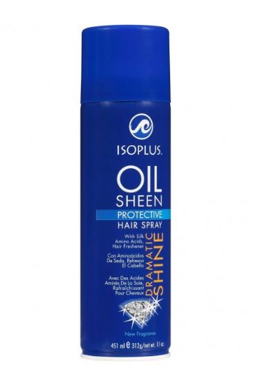 ISOPLUS OIL SHEEN PROTECTIVE HAIR SPRAY 11 OZ