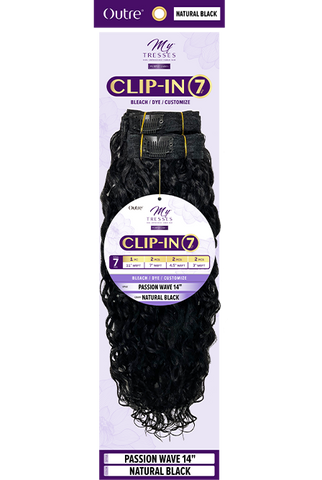 OUTRE PASSION WAVE CLIP-IN 7PCS HUMAN HAIR 14"