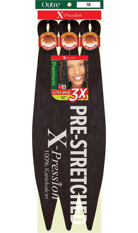 OUTRE X-EXPRESSION PRE-STRECHED BRAIDING HAIR 52"