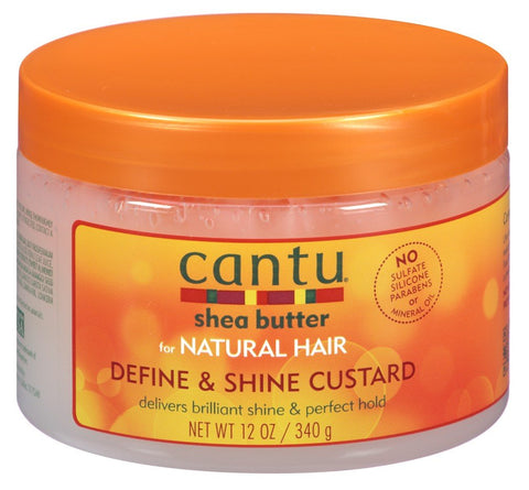 CANTU SHEA BUTTER FOR NATURAL HAIR DEFINE & SHINE CUSTARD 12OZ