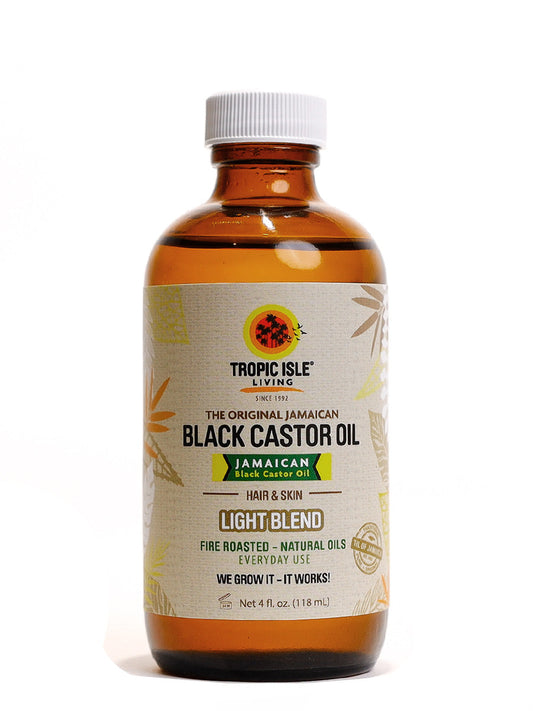 TROPIC ISLE JAMAICAN BLACK CASTOR OIL LIGHT 4OZ