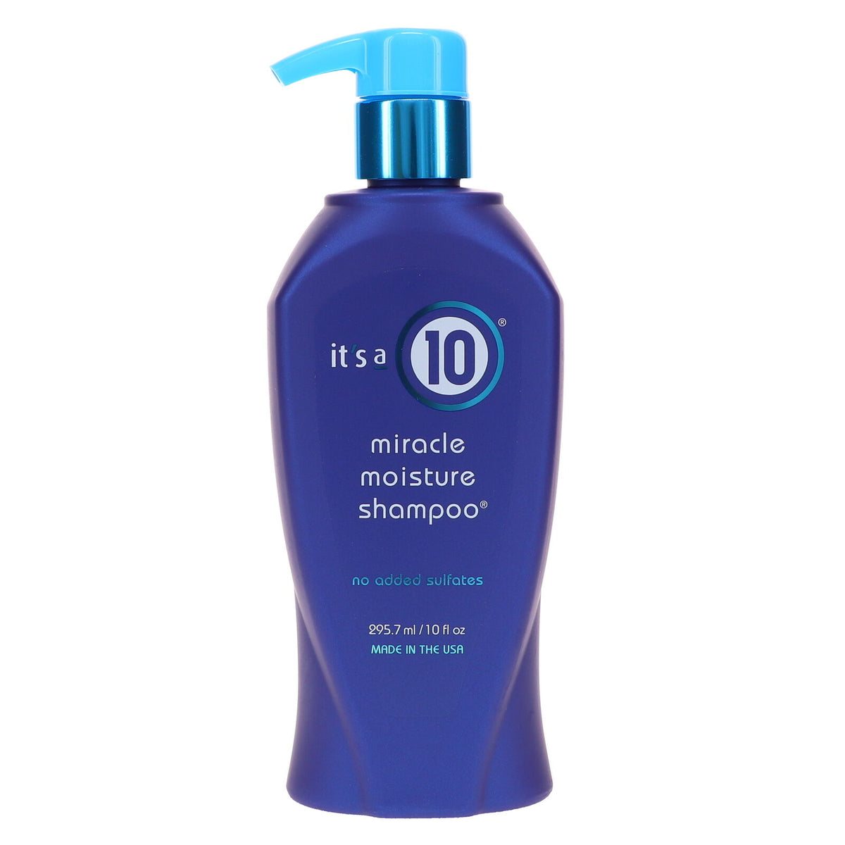 IT'S A 10 MIRACLE MOISTURE SHAMPOO NUTRITION FOR YOUR HAIR SULFATE FREE 10 OZ